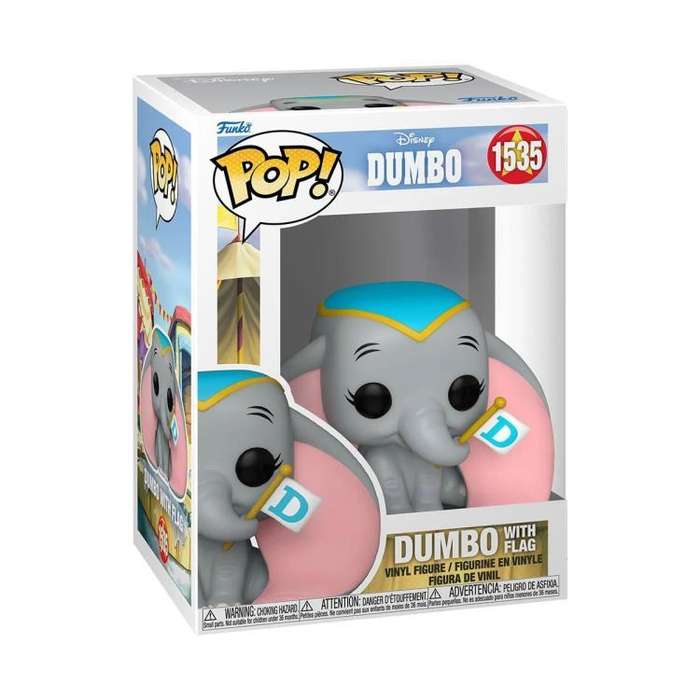 Funko POP! DISNEY DUMBO DUMBO W FLAG FIG