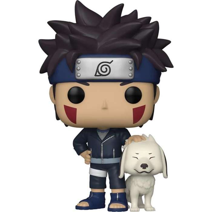 Funko POP! ANIMATION NARUTO KIBA W/ AKAMARU VINYL FIG
