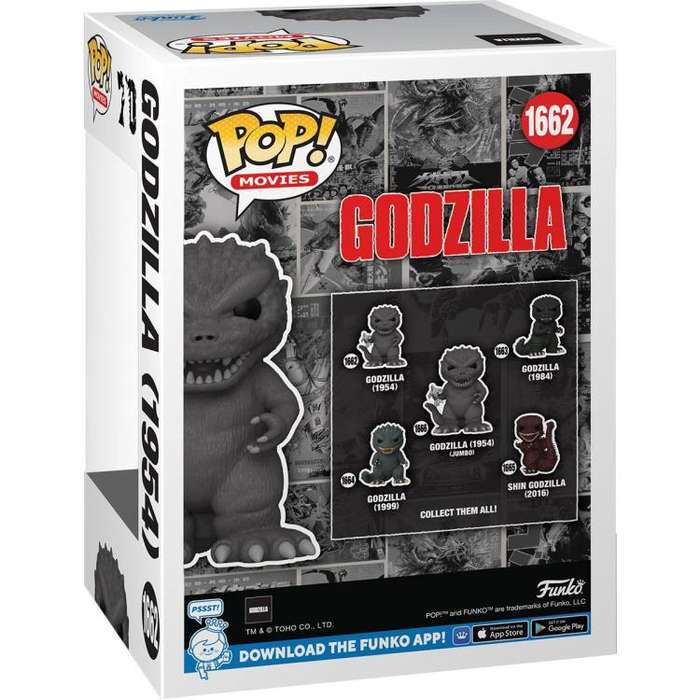 Funko POP! MOVIES GODZILLA 70TH GODZILLA 1954 VIN FIG