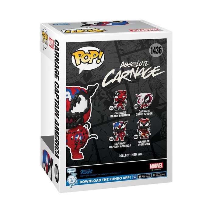 Funko POP! MARVEL CARNAGEIZED CAPTAIN AMERICA VIN FIG