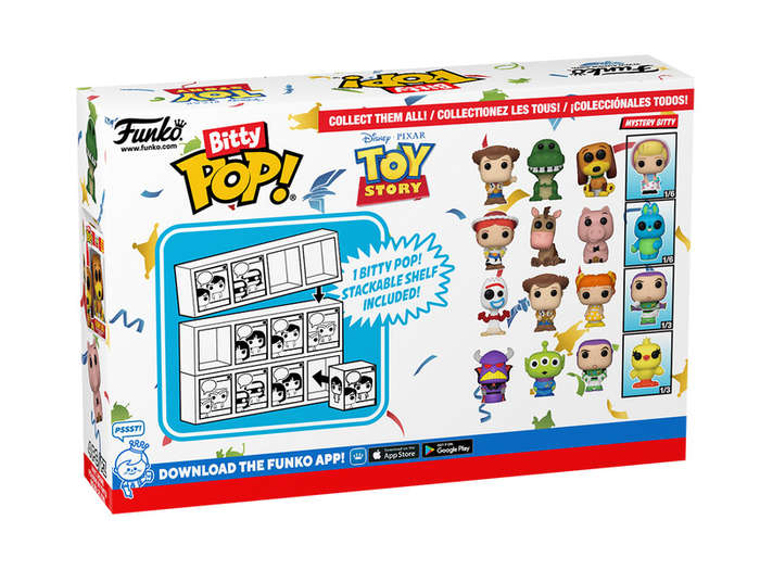 Funko BITTY POP! TOY STORY ZURG 4PK FIG