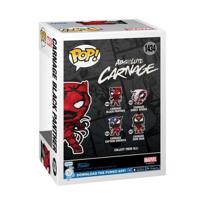 Funko POP! MARVEL CARNAGEIZED BLACK PANTHER VIN FIG