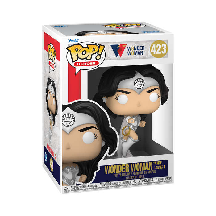 Funko! POP HEROS WONDER WOMAN 80TH WHITE LANTERN WONDER WOMAN FIG