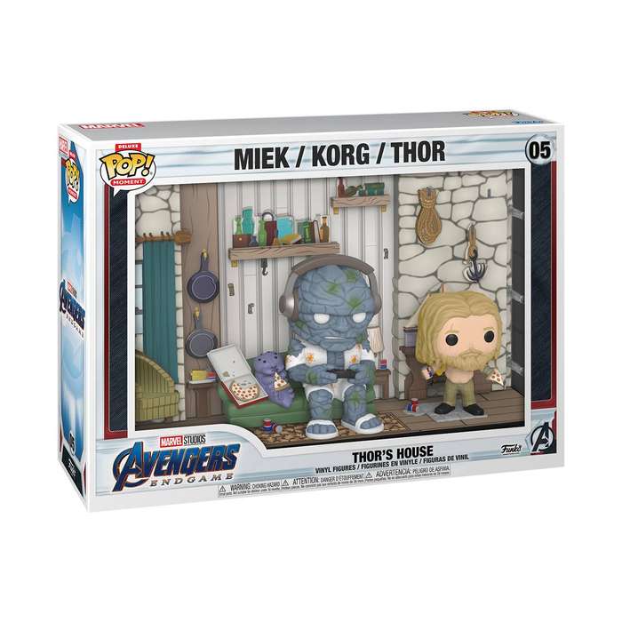 Funko! POP MOMENTS DLX MARVEL ENDGAME THORS HOUSE VINYL FIG