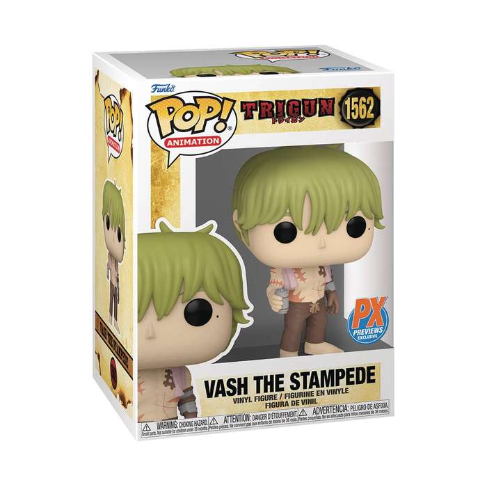Funko POP! ANIMATION TRIGUN VASH SHIRTLESS PX VIN FIG