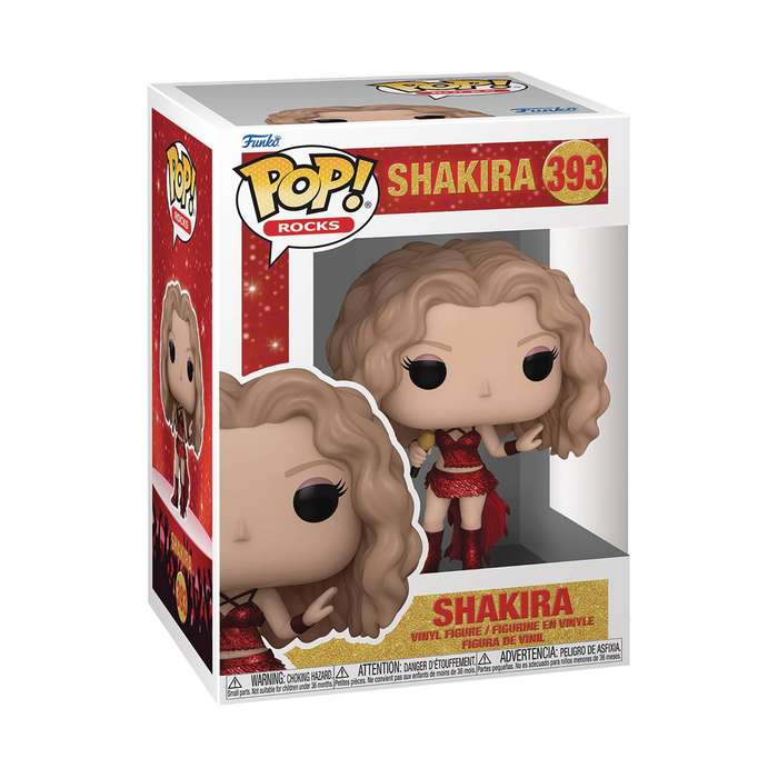 Funko POP! ROCKS SHAKIRA SUPER BOWL GL VIN FIG