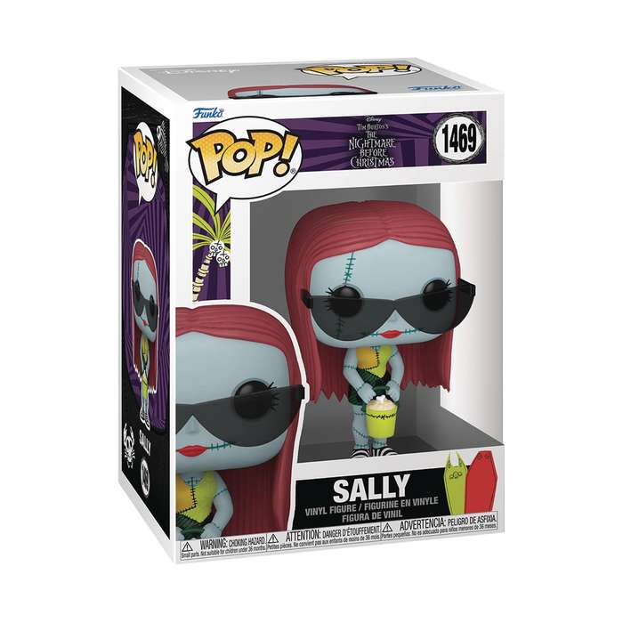 Funko POP! DISNEY NBX SALLY W/GLASSES BEACH VIN FIG