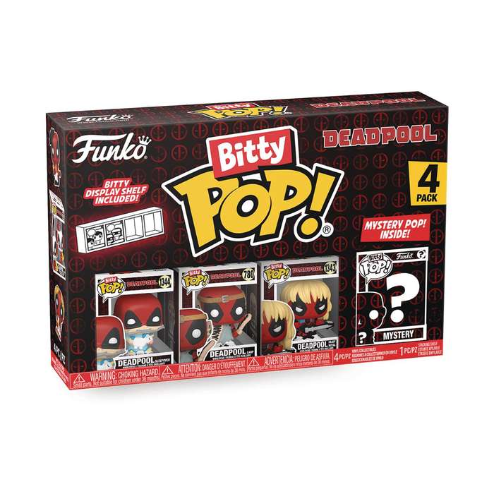 Funko BITTY POP! DEADPOOL SLEEPOVER 4PK