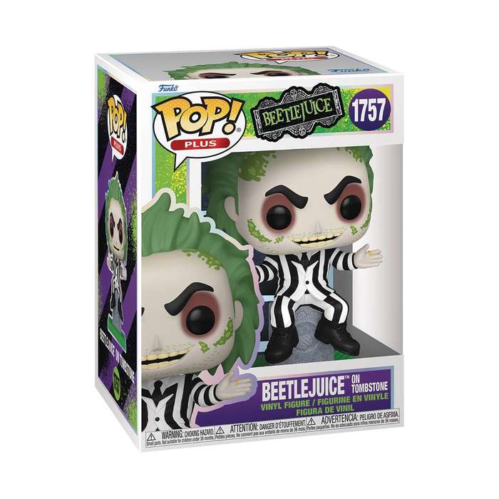 Funko POP! PLUS BEETLEJUICE S3 BEETLEJUICE W TOMBSTONE FIG