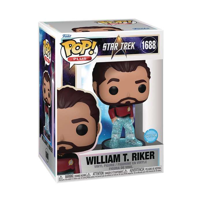Funko POP! PLUS STAR TREK TRANSPORTER RIKER FIG
