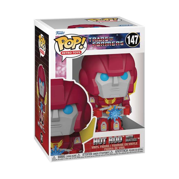 Funko POP! VINYL TRANSFORMERS S4 HOT ROD W MATRIX FIG