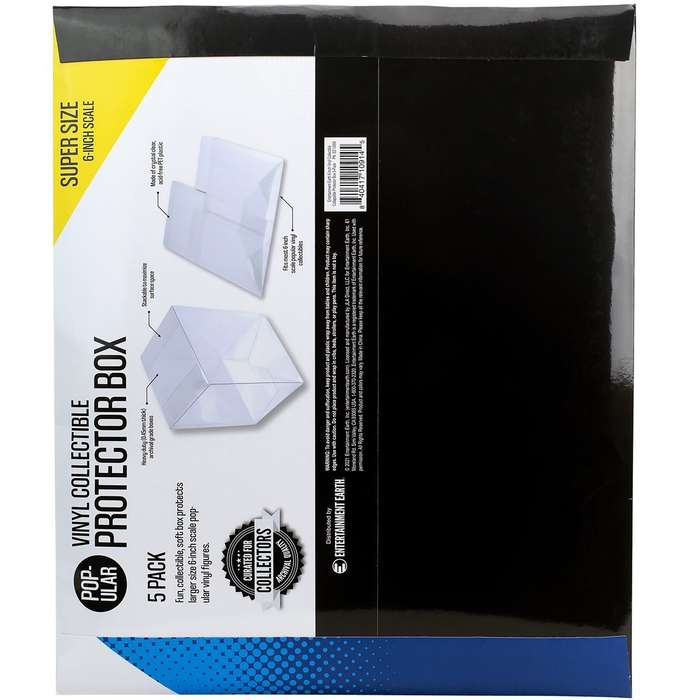 VINYL COLLECTIBLE 6IN SOFT COLLAPSIBLE PROTECTOR BOX 5 PACK