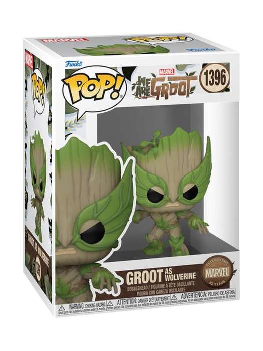 Funko POP! MARVEL WE ARE GROOT WOLVERINE VIN FIG