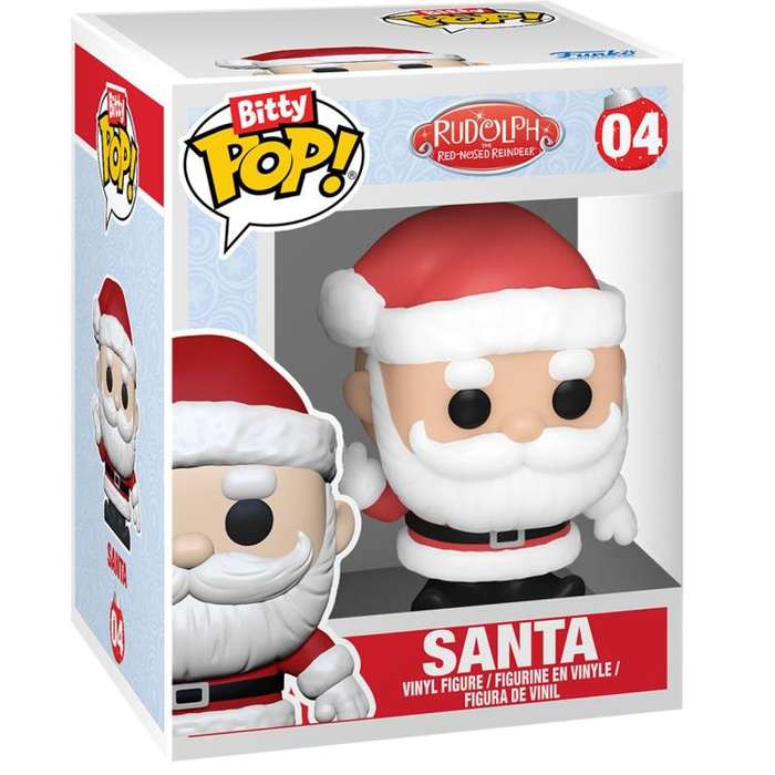 Funko BITTY POP! RUDOLPH SANTA 4PK