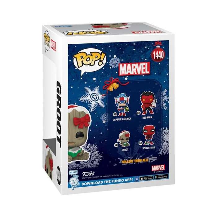 POP MARVEL HLDY S4 GROOT VIN FIG
