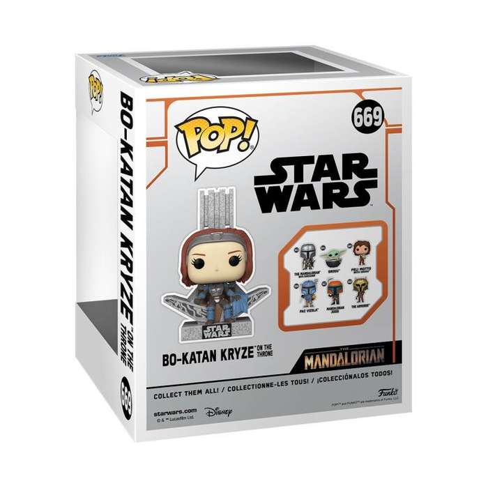Funko POP! DLX MANDALORIAN BO-KATAN ON THRONE
