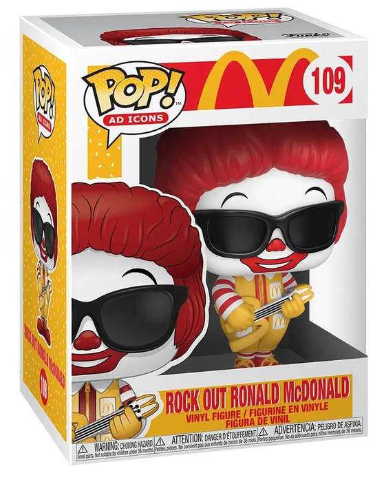 POP AD ICONS MCDONALDS ROCK OUT RONALD VINYL FIGURE