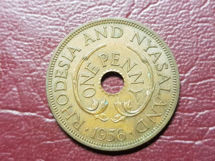 1956 Rhodesia One Penny