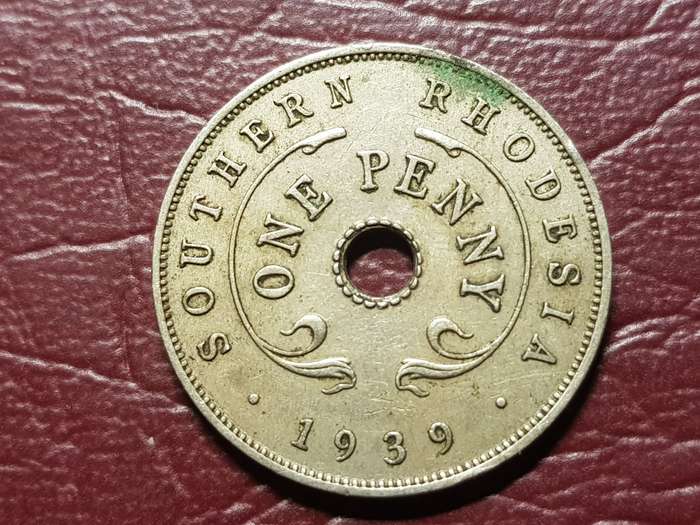 1939 Rhodesia One Penny