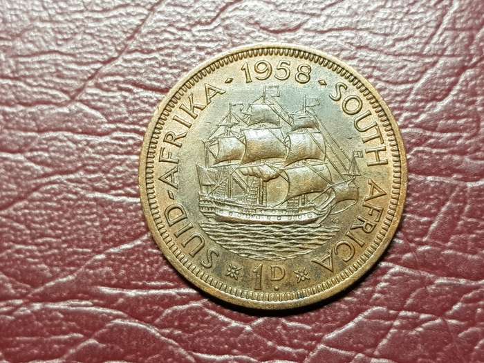 1958 SA Union Penny - MS