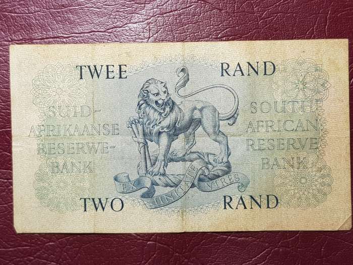 RSA Two Rand Note 1st issue 1961 - MH de Kock