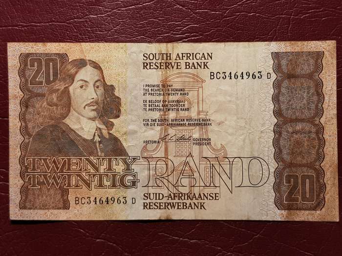 RSA R20 Note 1st Issue - C.L. Stals