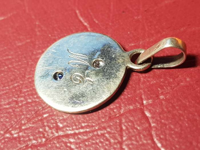 Lovely Genuine Solid Sterling Silver Pendant In Very Good Condition - [1,65 g]