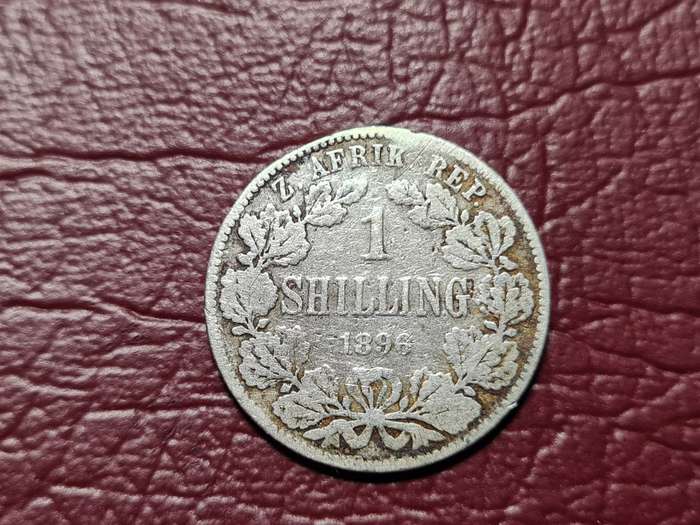 1896 ZAR Sterling Silver Shillings