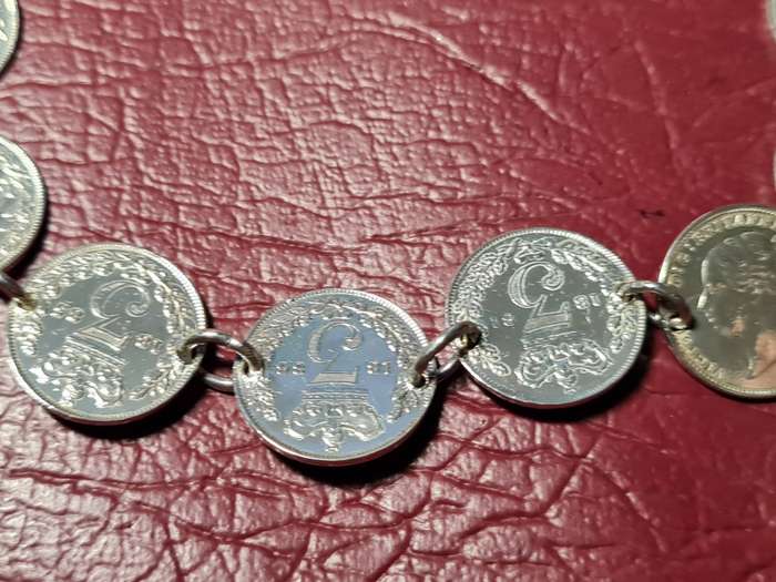 Lovely Genuine Solid Sterling Silver Bracelet In Very Good Condition - [16,65 g]*