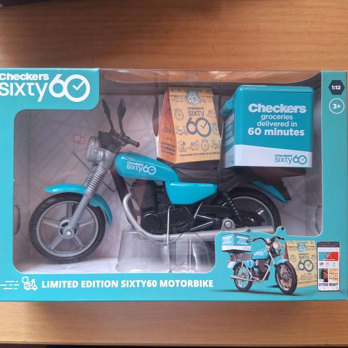 Checkers sixty 60 motorbike scale 1:12