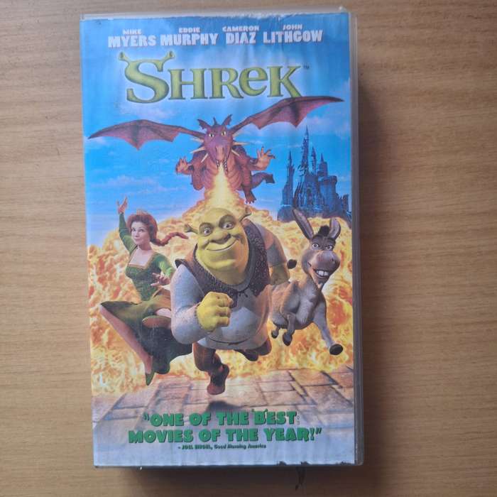Shrek vintage VHS tape