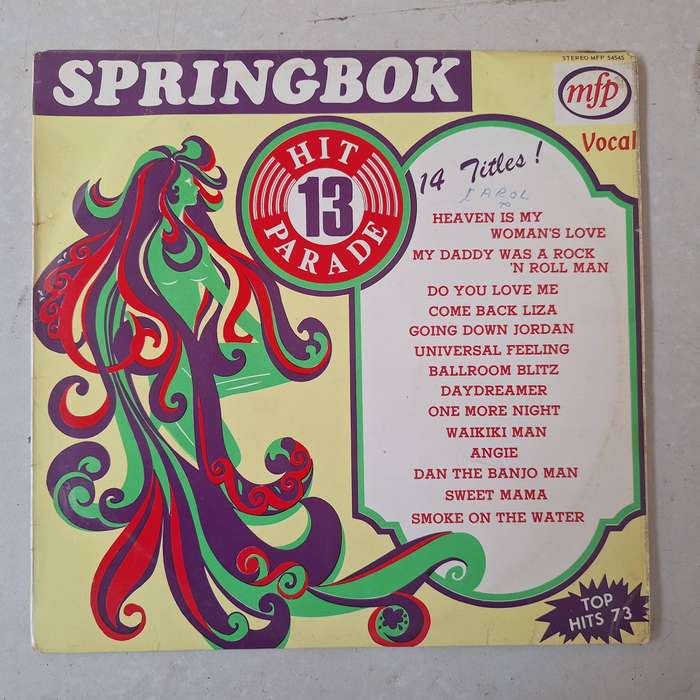 Springbok hit parade number 13 LP Record