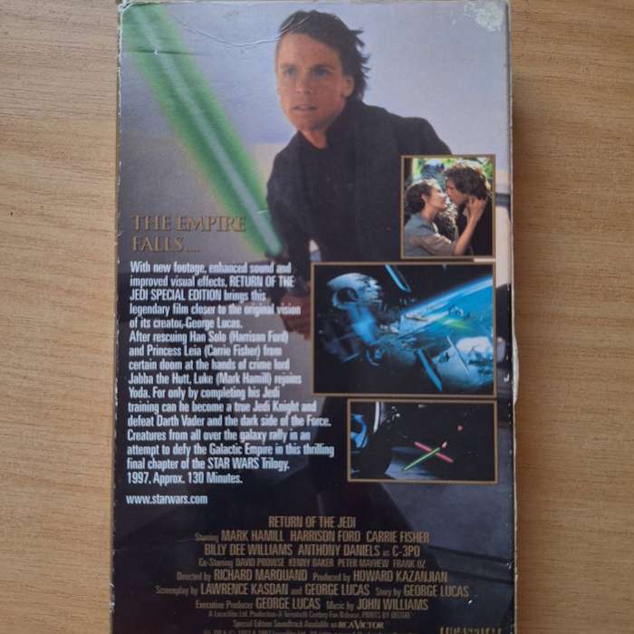 Return of the Jedi special edition VHS tape