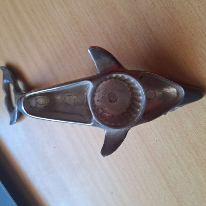 Steel whale double sided bottle opener