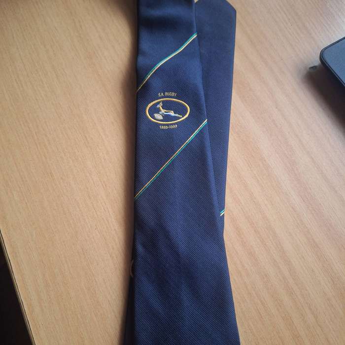 Springbok Rugby 100 years commemorative tie 1889 to 1989