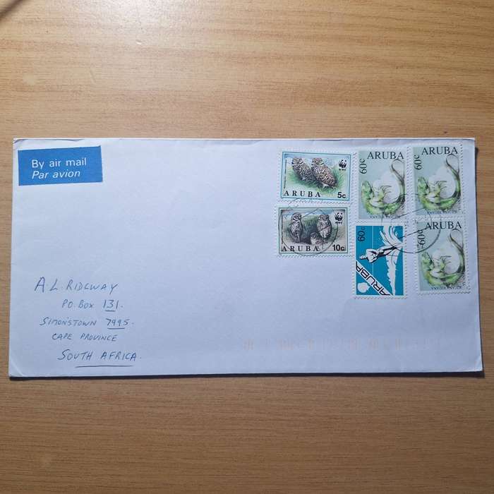Stamp set from Aruba 1994