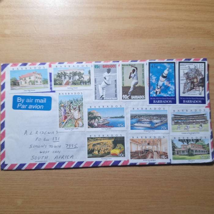 Special stamp set from Barbados 2001