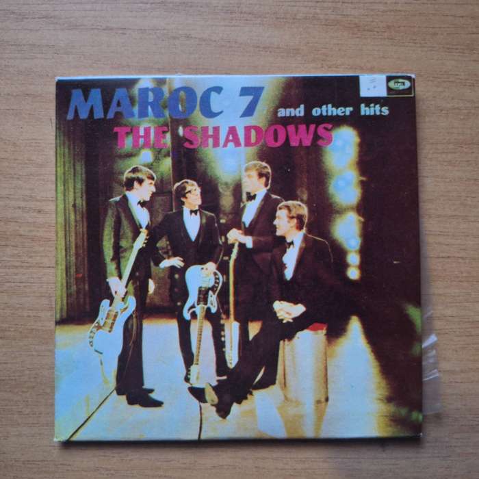 Antique mini non playing LP records -The Shadows 9cm x 9cm