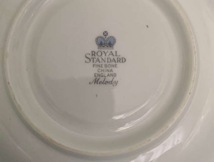 Royal Standard Melody saucers