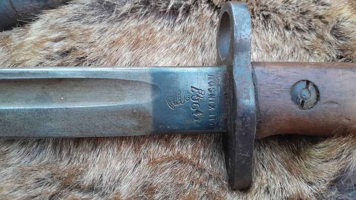 P1907 Wilkinson lee Enfield bayonet ww1 era SAP stamped