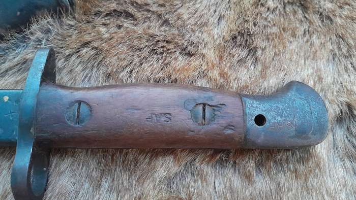P1907 Wilkinson lee Enfield bayonet ww1 era SAP stamped