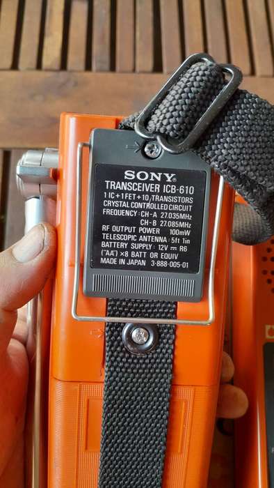 Sony ICB-610 transceiver radios x 2