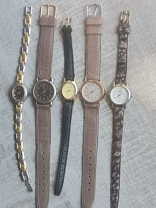 5 x LADIES QUARTZ WATCHES ALL IN EXCELLENT WORKING CONDITION