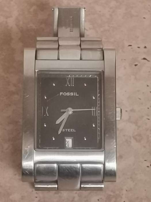MENS FOSSIL STEEL ARKITEKT WATCH IN EXCELLENT WORKING CONDITION