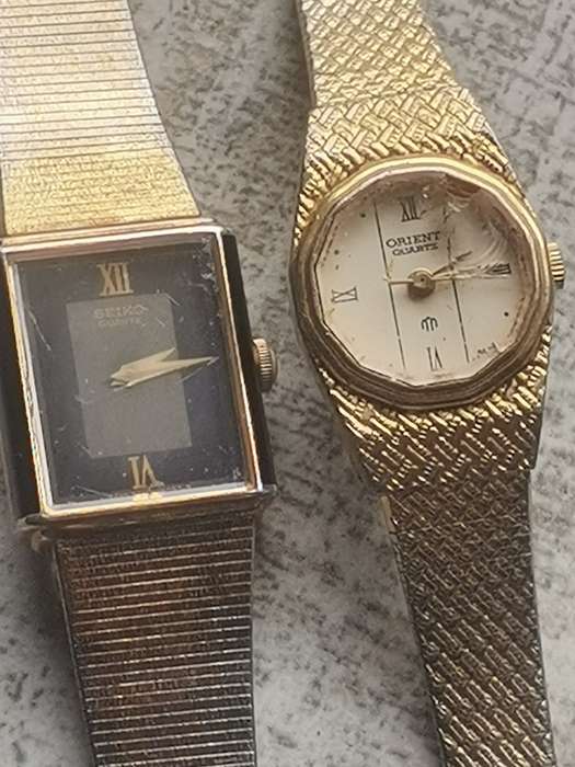 LADIES SEIKO AND ORIENT WATCH SET BOTH IN EXCELLENT WORKING CONDITION - BIDDING FOR BOTH