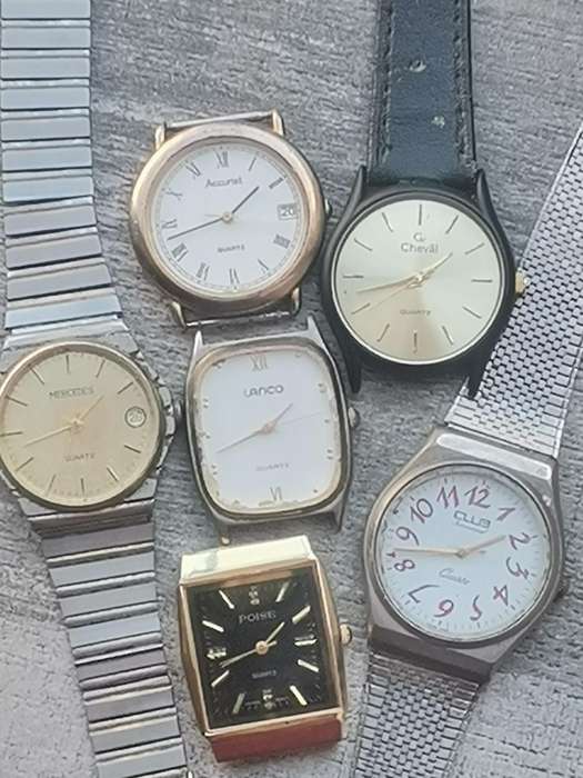 MENS VINTAGE QUARTZ WATCH COLLECTION - ALL IN GOOD WORKING CONDITION