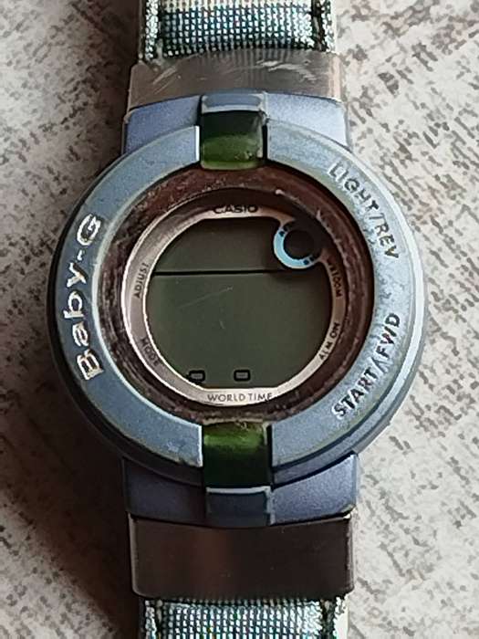 LADIES CASIO BABY-G  WATCH MODEL BG-1201 - UNTESTED SELLING AS IS