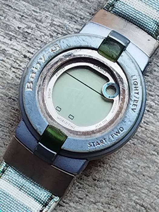 LADIES CASIO BABY-G  WATCH MODEL BG-1201 - UNTESTED SELLING AS IS