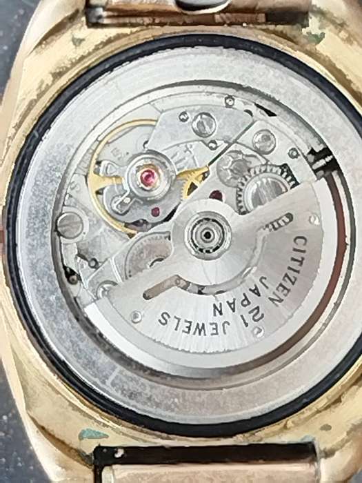 MENS VINTAGE 1970's CITIZEN CGP6501 AUTOMATIC GOLD WATCH - UNTESTED SELLING FOR SPARES OR REPAIRS