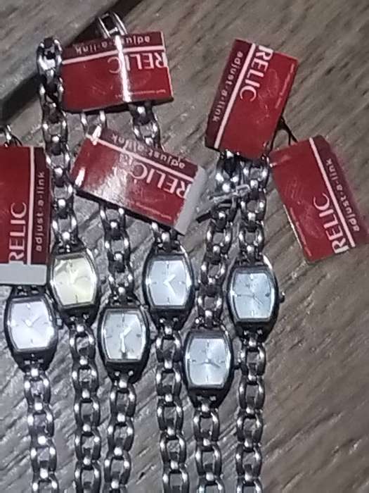 6 X LADIES RELIC BY FOSSIL  WATCHES - NOT WORKING BIDDING FOR ALL 6 WATCHES